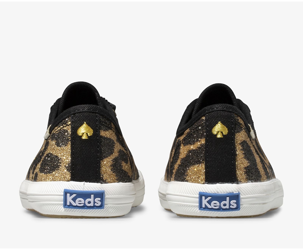 Zapatillas Keds Niños Leopardo - Kate Spade New York Kickstart Glitter Leopard - 486-BMICEW